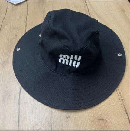 Elegant Designer-Inspired Bucket Hat – Miu Miu Style